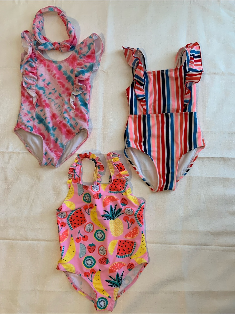 Swimsuit Cat & Jack Pink Fruit Print One-Piece Swimsuit